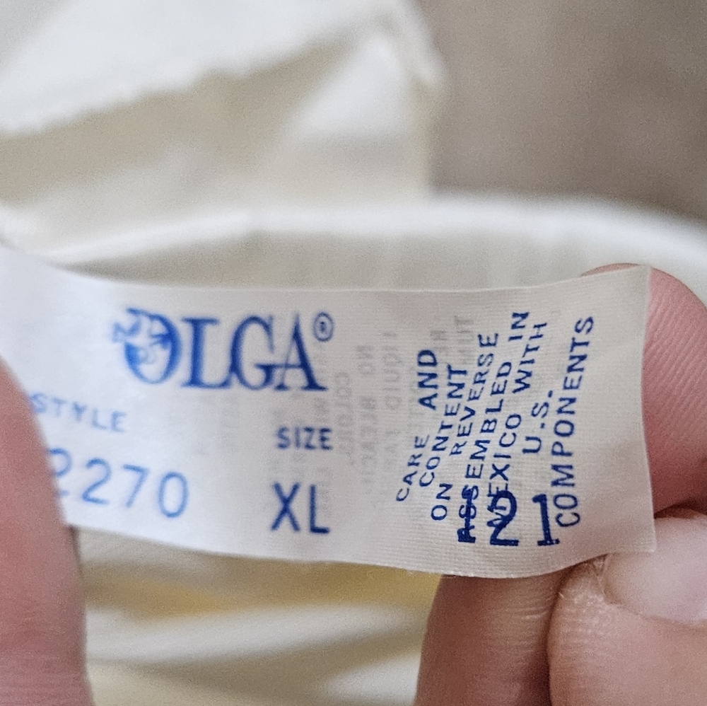 Olga Vintage Rare Cream Nightgown With Robe - Picture 6 of 15